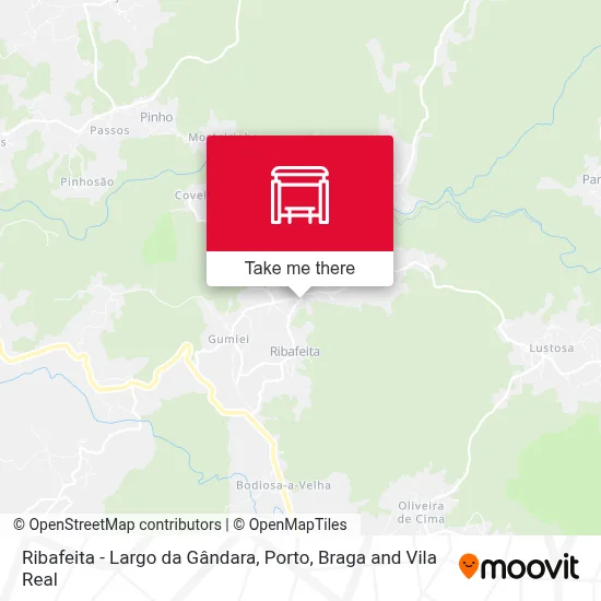 Ribafeita - Largo da Gândara map