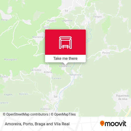 Amoreira map
