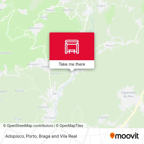 Adopisco map