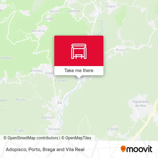 Adopisco map