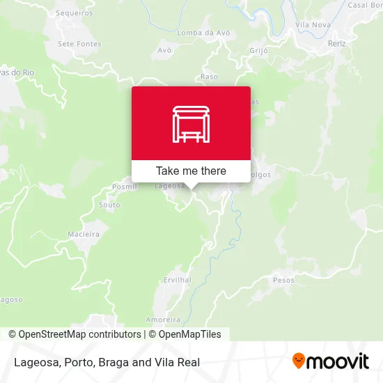 Lageosa map