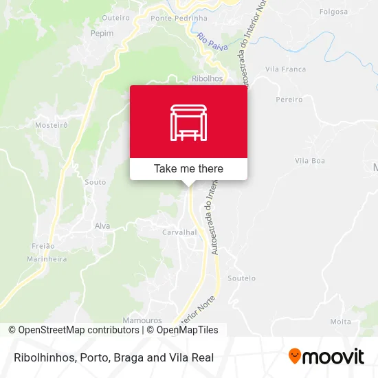 Ribolhinhos mapa