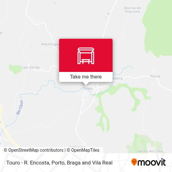 Touro - R. Encosta map