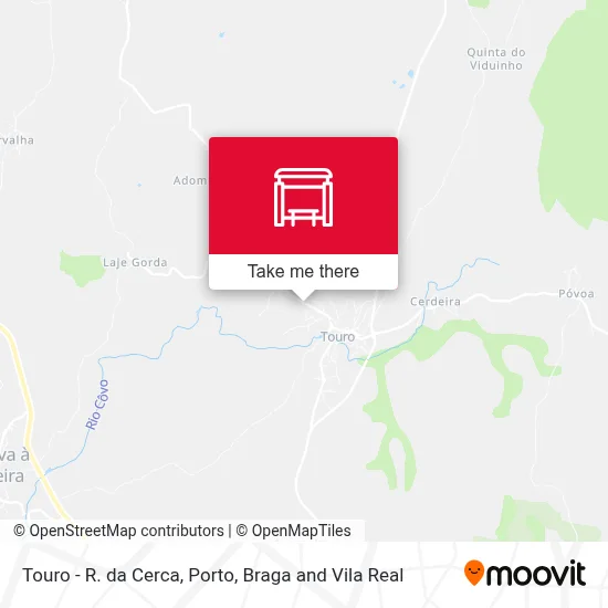 Touro - R. da Cerca map