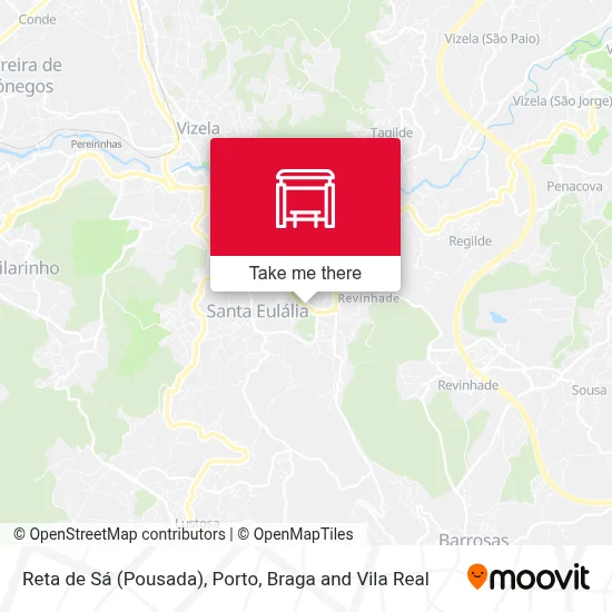 Reta de Sá (Pousada) map