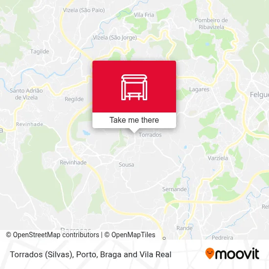 Torrados (Silvas) map
