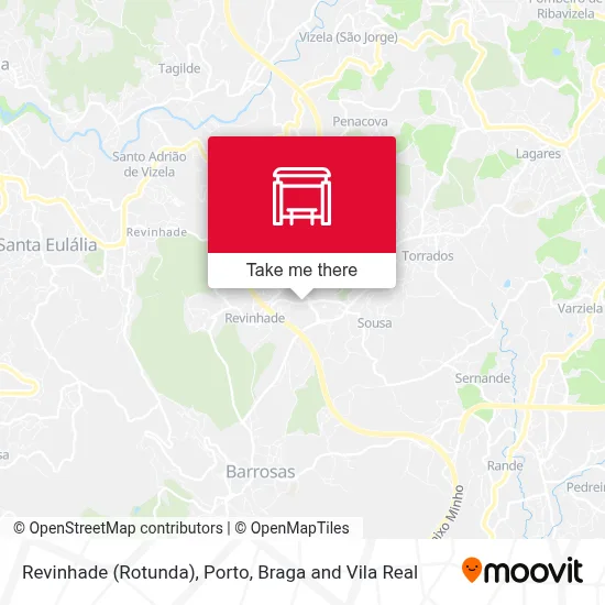 Revinhade (Rotunda) mapa