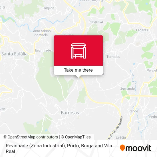 Revinhade (Zona Industrial) map