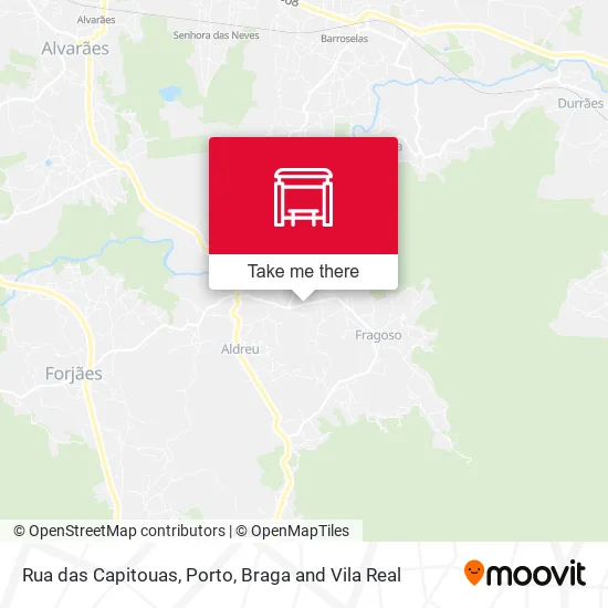 Rua das Capitouas map