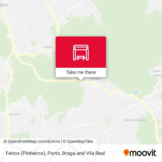 Feitos (Pinheiros) map