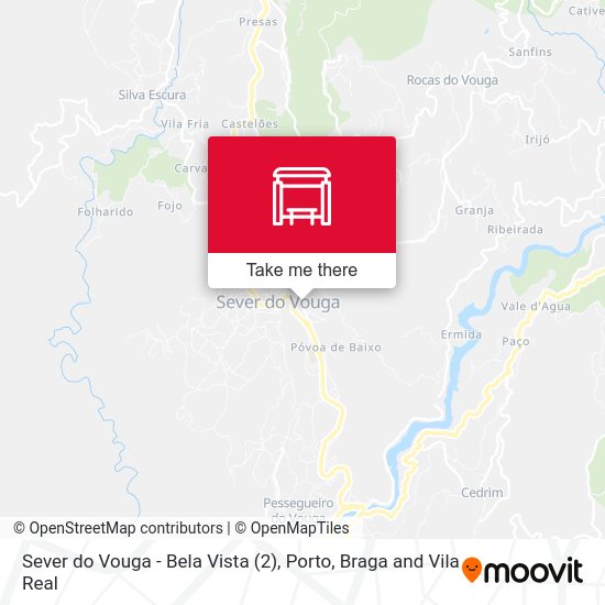 Sever do Vouga - Bela Vista (2) map