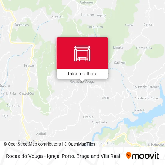 Rocas do Vouga - Igreja map