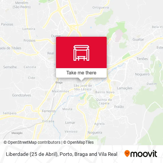 Liberdade (25 de Abril) map