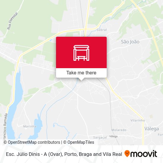 Esc. Júlio Dinis - A (Ovar) map