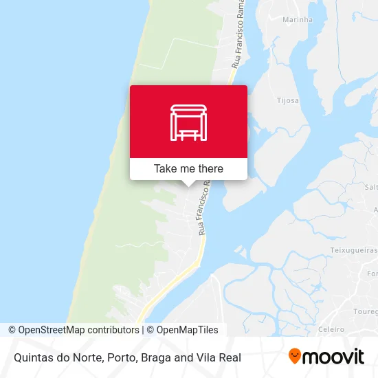 Quintas do Norte map