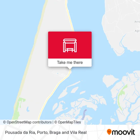 Pousada da Ria map