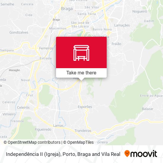 Independência II (Igreja) mapa