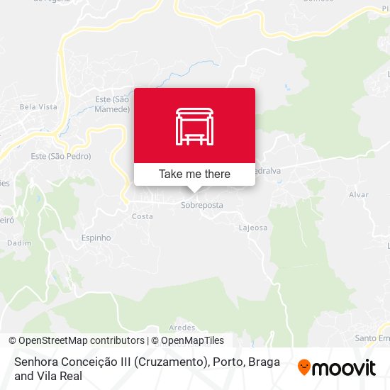 Senhora Conceição III (Cruzamento) mapa
