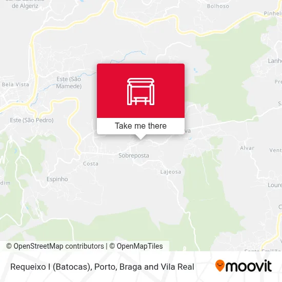 Requeixo I (Batocas) map