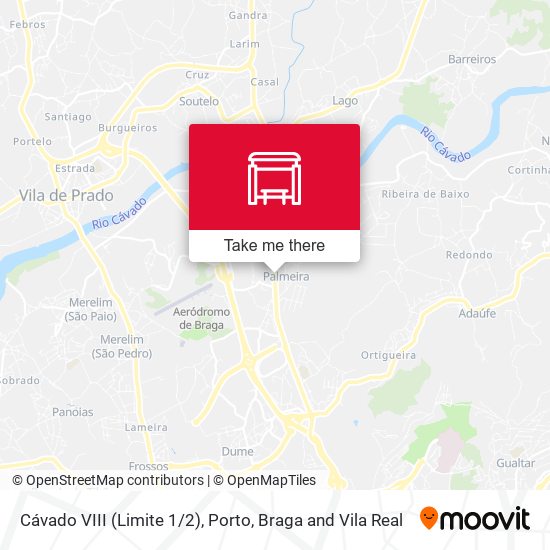 Cávado VIII (Limite 1/2) map