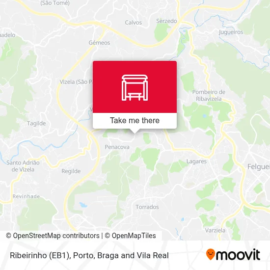 Ribeirinho (EB1) map