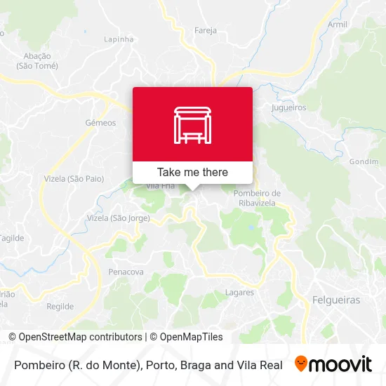 Pombeiro (R. do Monte) map