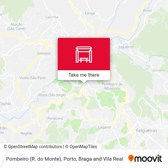 Pombeiro (R. do Monte) map