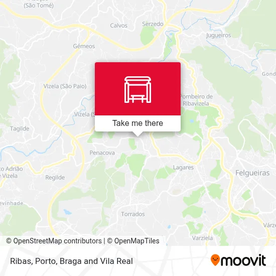 Ribas mapa