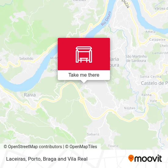 Laceiras map