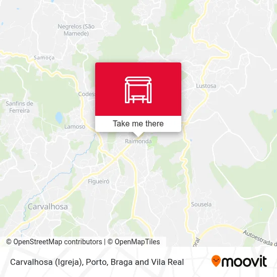 Carvalhosa (Igreja) map
