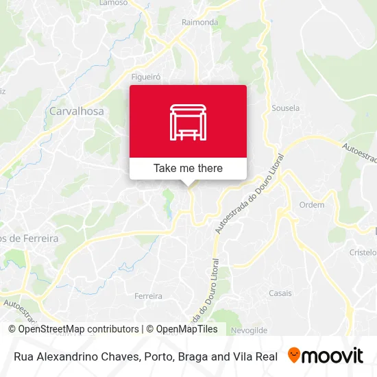 Rua Alexandrino Chaves map