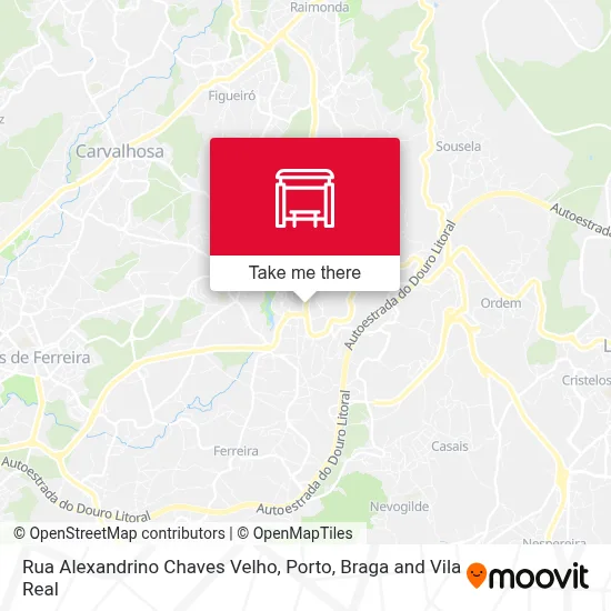 Rua Alexandrino Chaves Velho map