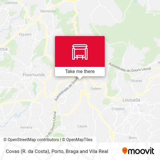 Covas (R. da Costa) map