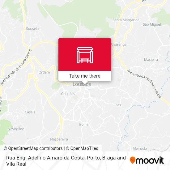 Rua Eng. Adelino Amaro da Costa map