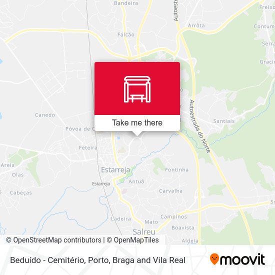 Beduído - Cemitério map