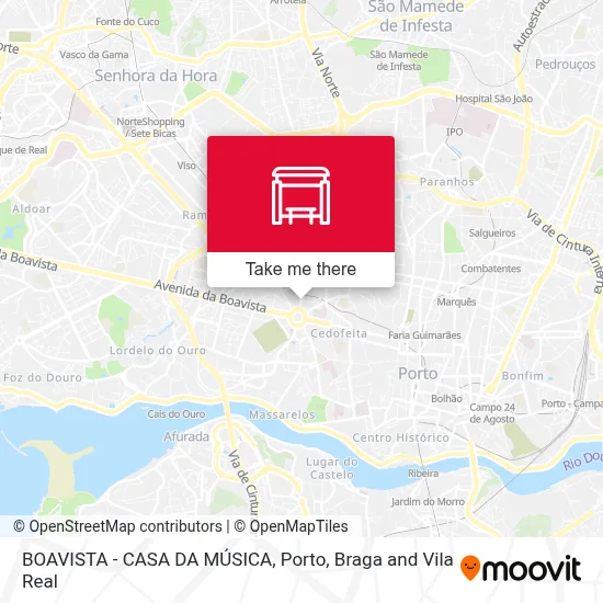 BOAVISTA - CASA DA MÚSICA map