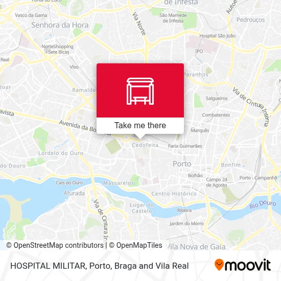 HOSPITAL MILITAR map
