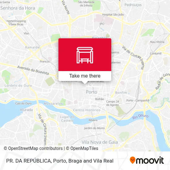 PR. DA REPÚBLICA map