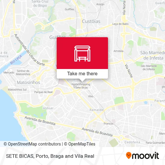 SETE BICAS map