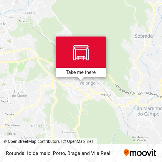 Rotunda 1o de maio map