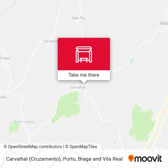 Carvalhal (Cruzamento) map