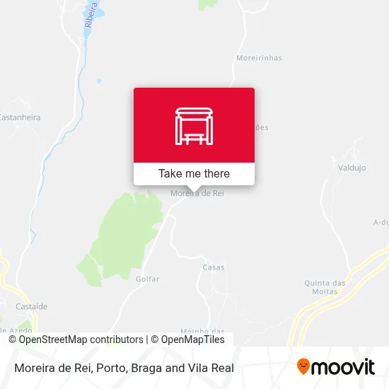 Moreira de Rei map