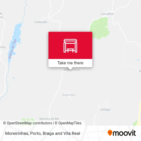 Moreirinhas map