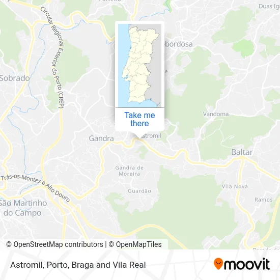 Astromil map