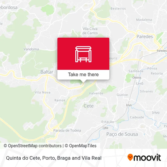 Quinta do Cete map