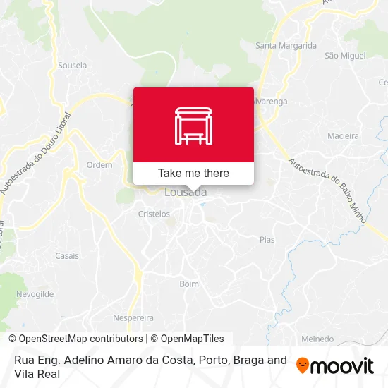 Rua Eng. Adelino Amaro da Costa map
