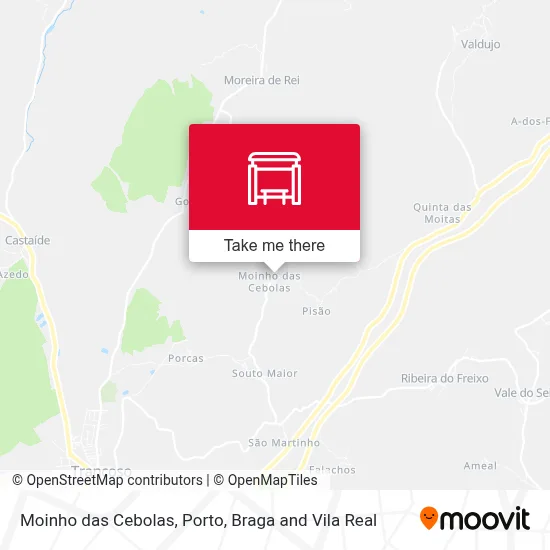 Moinho das Cebolas map
