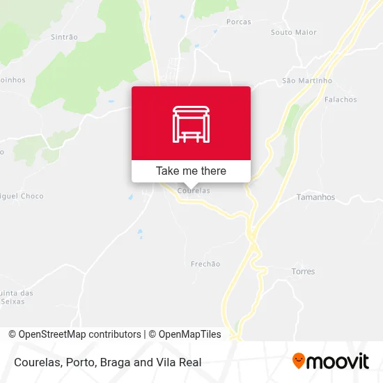 Courelas map