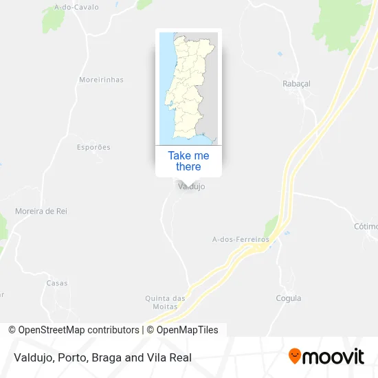 Valdujo mapa