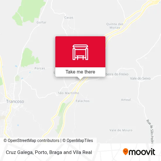 Cruz Galega map